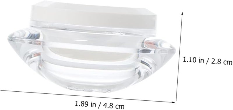 3Pcs Travel Size Cream Jars Leak Proof Cosmetic Containers For Creams Lotions Samples - Image 2